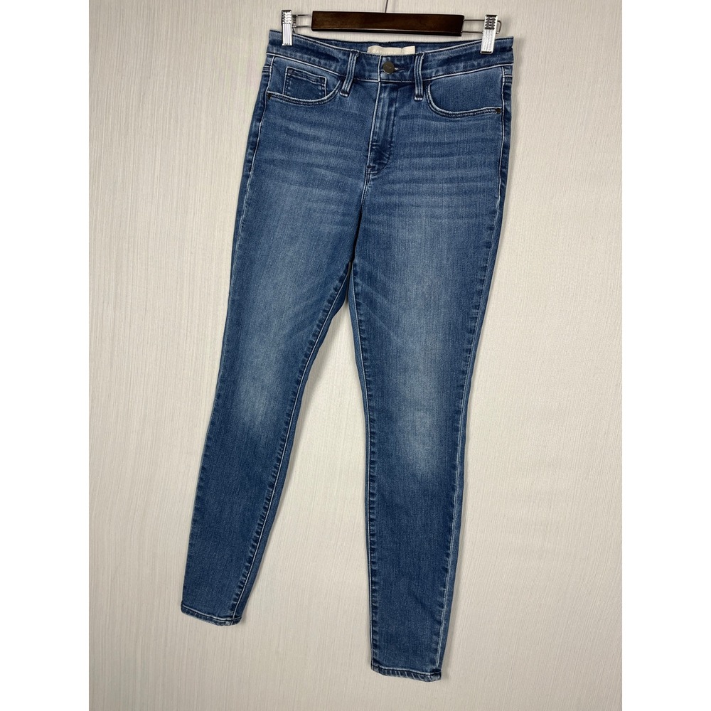 Athleta Skinny Jeans Women 6 Blue Sculptek‎ High Rise Stretch Denim Casual
